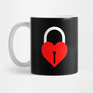 Heart Lock Minimal Design (Valentine Collection) Mug